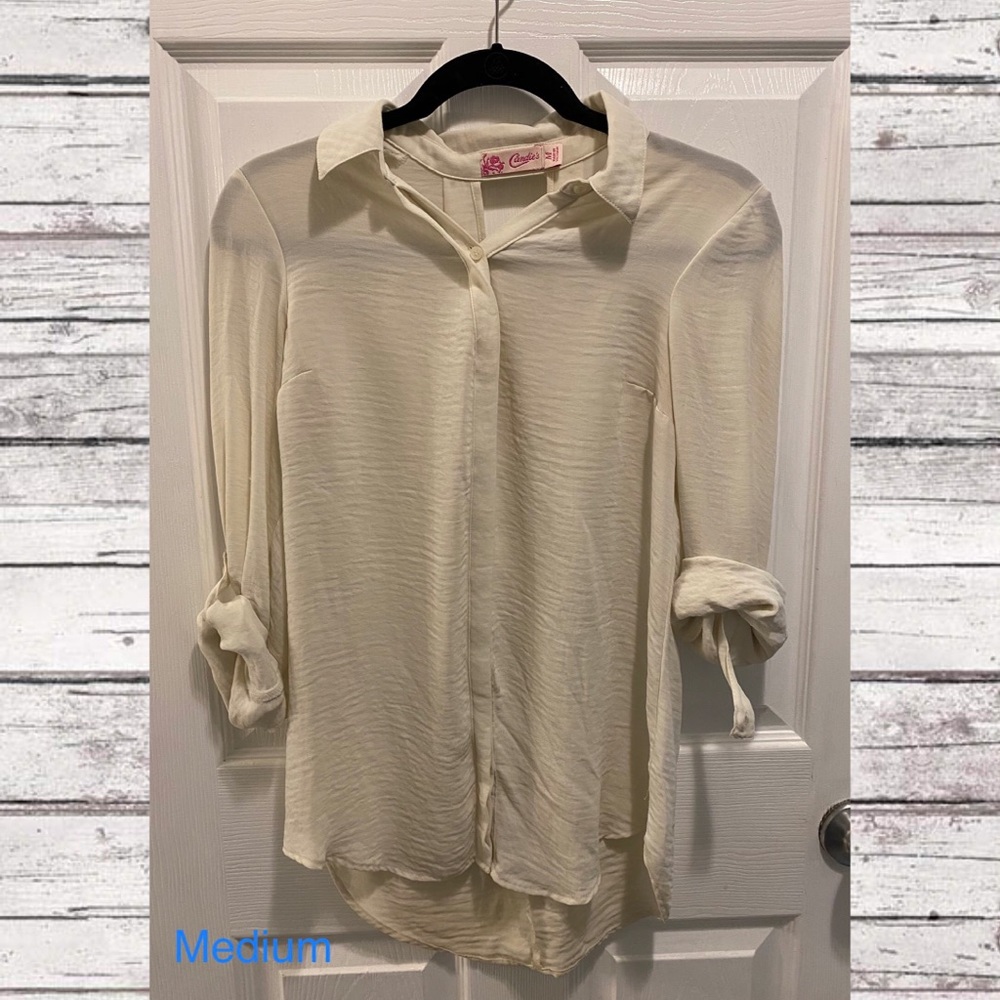 Sheer Cream Blouse